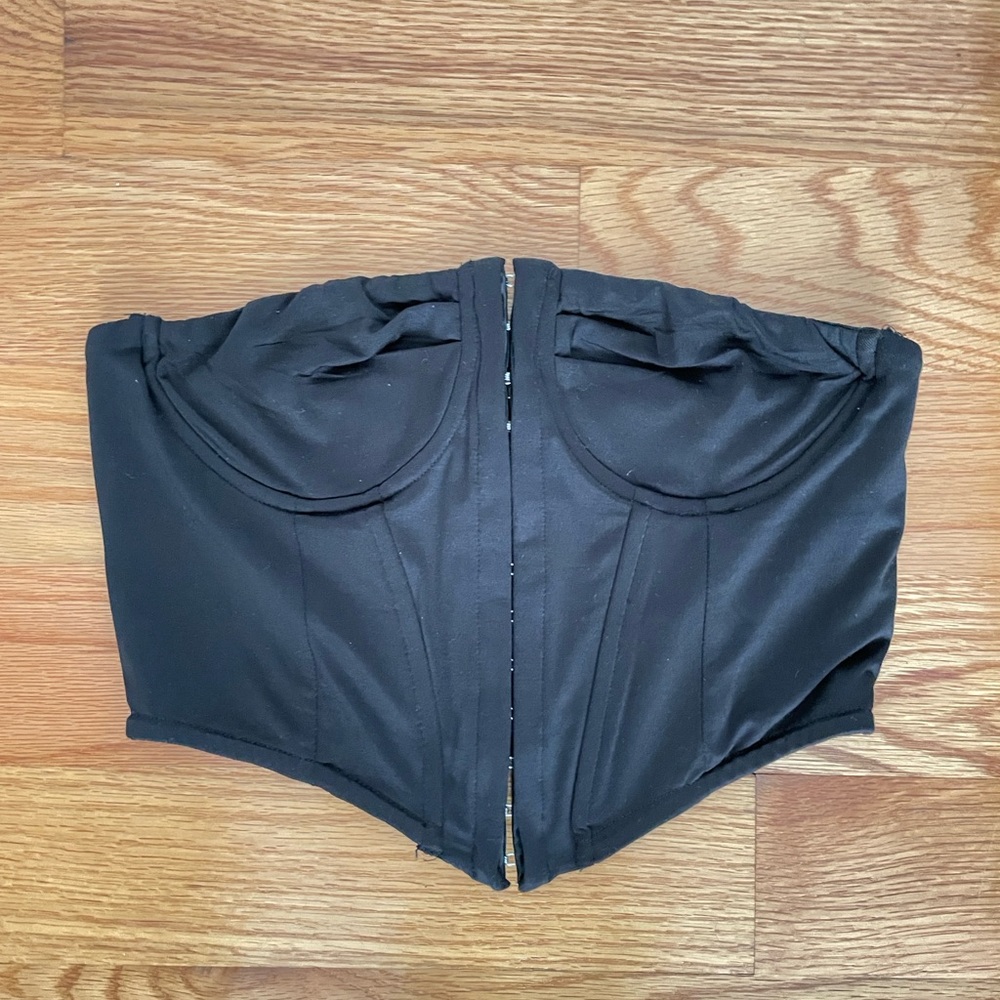 Adika Black Corset Top